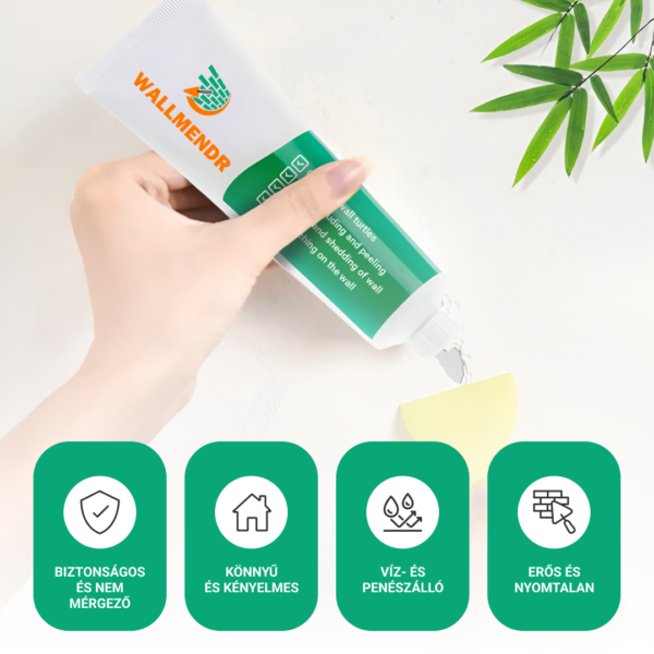 WALLMENDR – Gyors javításra és foltok elfedésére szolgáló szer falakhoz (1+1 INGYENES) - Image 6