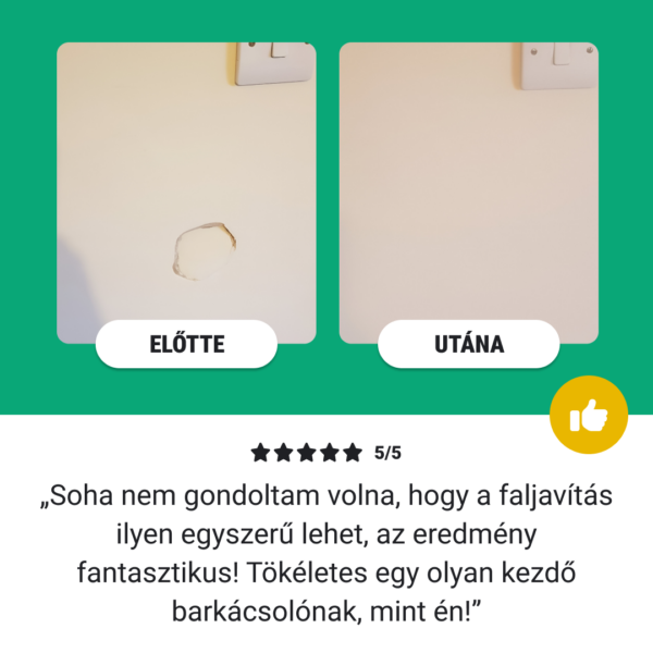 WALLMENDR – Gyors javításra és foltok elfedésére szolgáló szer falakhoz (1+1 INGYENES) - Image 7