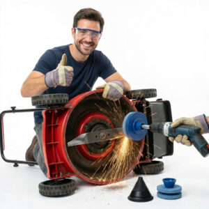 CutMaster® – Fűnyíró késélező (1+1 INGYEN)