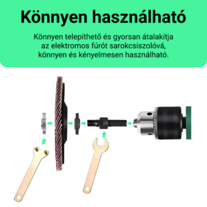 Alternative view of DrillGrinda™ Προσαρμογέας Γωνιακού Τροχού για Ηλεκτρικό Τρυπάνι