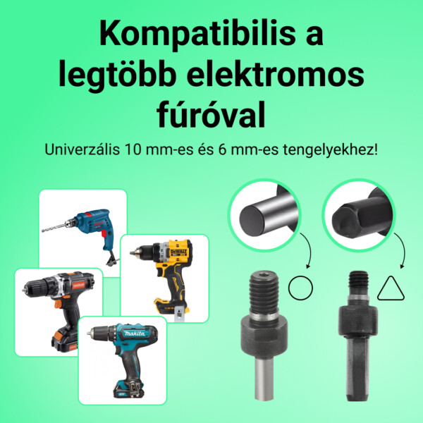 DrillGrinda™ Προσαρμογέας Γωνιακού Τροχού για Ηλεκτρικό Τρυπάνι - Image 3