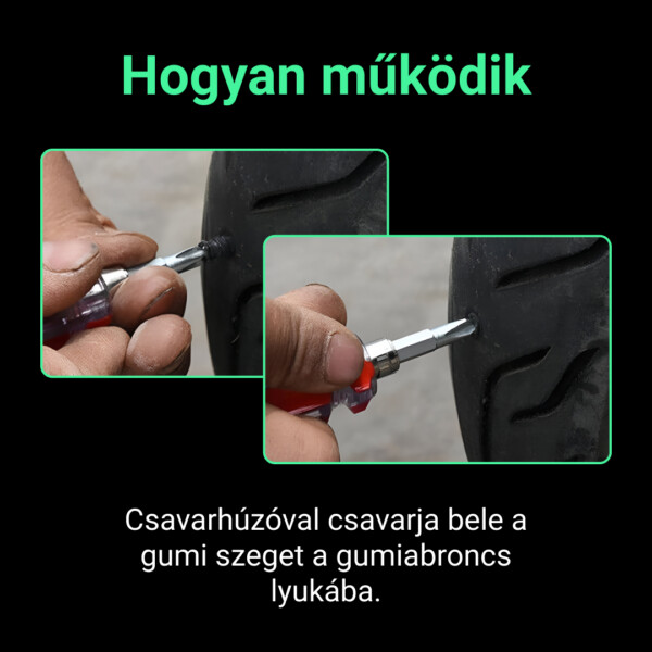 Tirestore™ Gumiabroncs-javító szögek – 30 db - Image 3