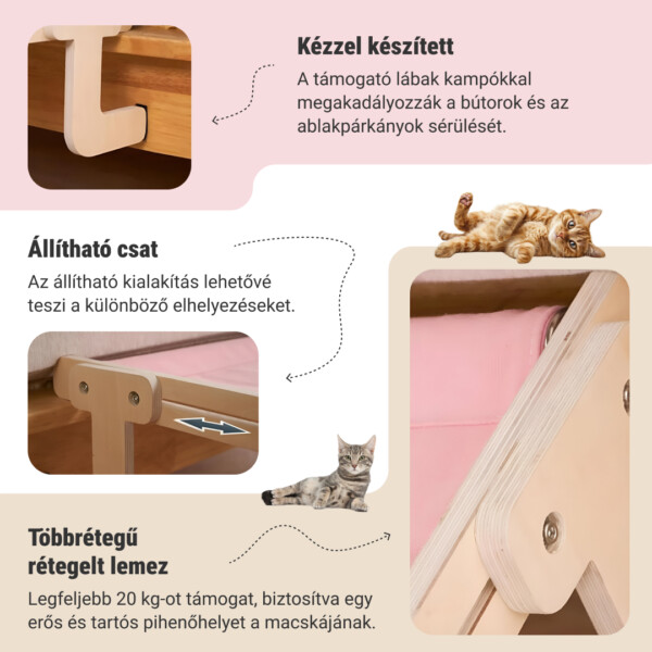 Ágy a macskának az ágy mellett KittyNap™ - Image 4