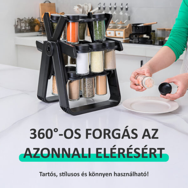 SpicePro™ - Forgó fűszertartó szervező - Image 2