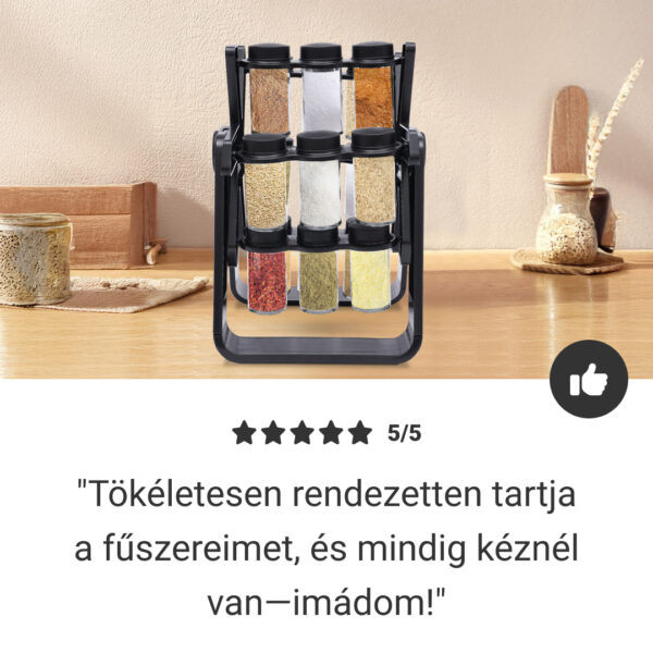 SpicePro™ - Forgó fűszertartó szervező - Image 6