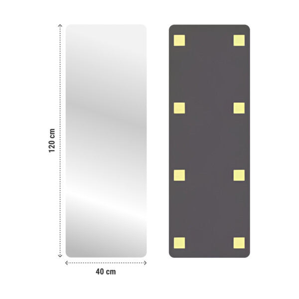 MirrorFlex™ öntapadós flexibilis akril tükör 120 x 40 cm - Image 6