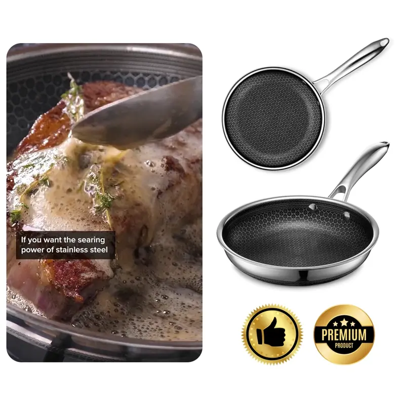 WokMaster™ - Hibrid Tapadásmentes Serpenyő