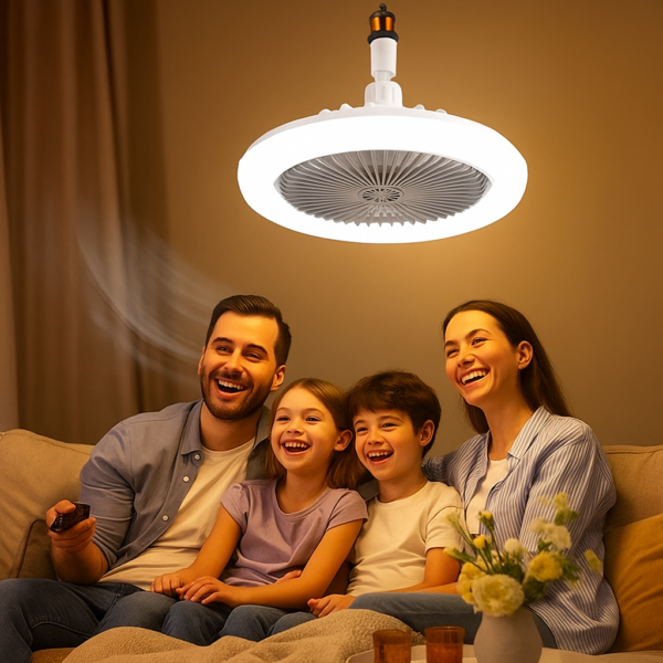 AirGlow – Mennyezeti ventilátor világítással és távirányítóval - Image 2