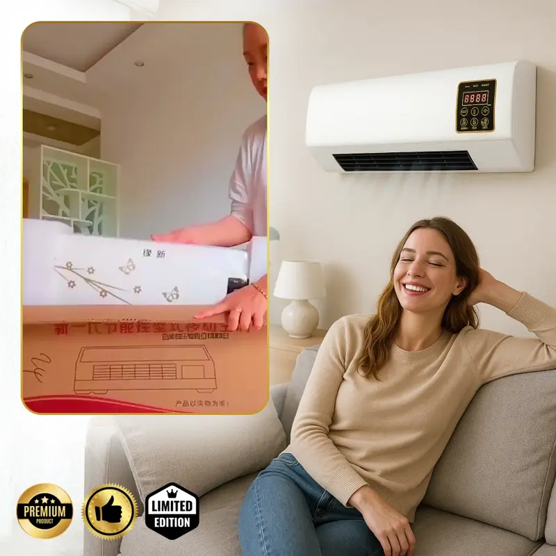Enchantia – Ventilátor Fűtési és Szellőztetési Funkcióval, Szerszám Nélküli Összeszerelés