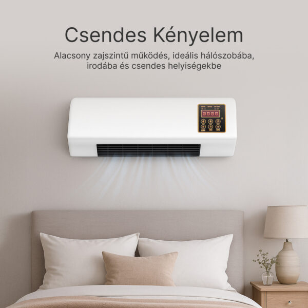 Enchantia – Ventilátor Fűtési és Szellőztetési Funkcióval, Szerszám Nélküli Összeszerelés - Image 4