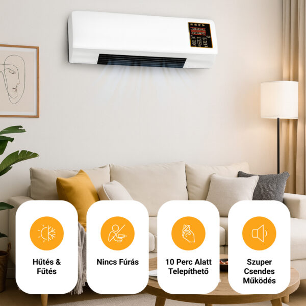 Enchantia – fúrás nélküli hűtő- és fűtőventilátor - Image 5