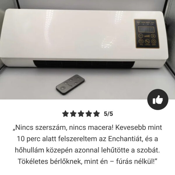 Enchantia – fúrás nélküli hűtő- és fűtőventilátor - Image 7