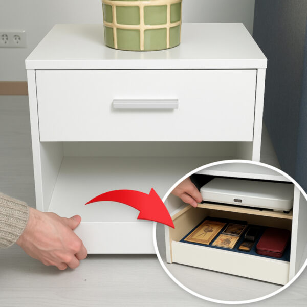 NovaCasa™ – Okos Éjjeliszekrény Rejtett Rekesszel - Image 5