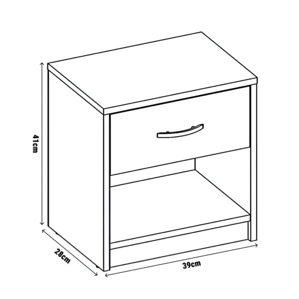 NovaCasa™ – Okos Éjjeliszekrény Rejtett Rekesszel - Image 6