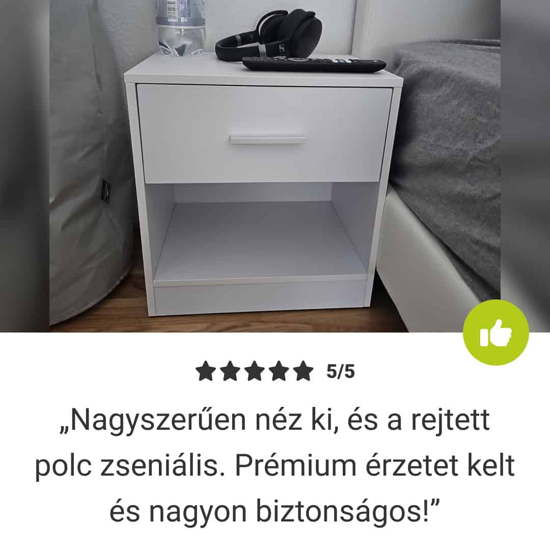 NovaCasa™ – Okos Éjjeliszekrény Rejtett Rekesszel - Image 7