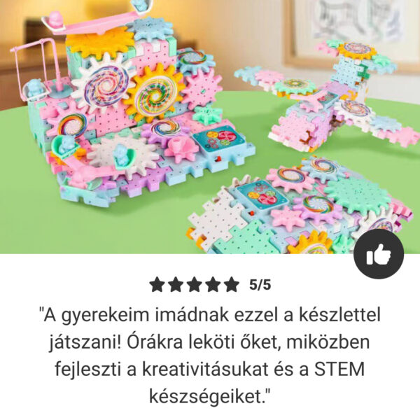 EduTrain - Elektromos Vonat Készlet STEM 203 Darab - Image 7