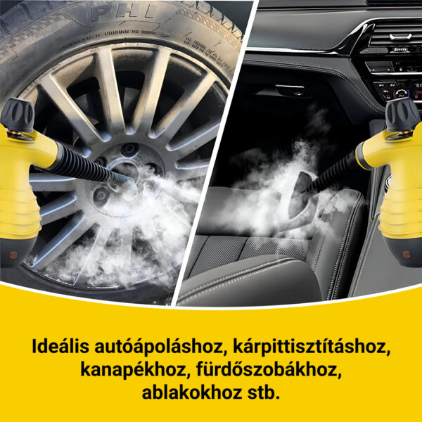 STEAMY® Nyomás alatti levegős gőztisztító – Minden az egyben 9 exkluzív tartozékkal - Image 3