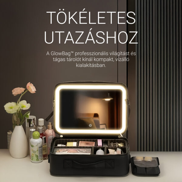 GlowBag™ - Hordozható sminktáska világító tükörrel - Image 2