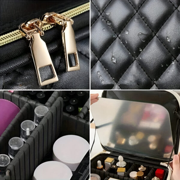 GlowBag™ - Hordozható sminktáska világító tükörrel - Image 4