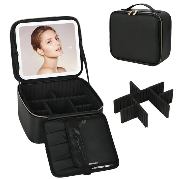 GlowBag™ - Hordozható sminktáska világító tükörrel - Image 6