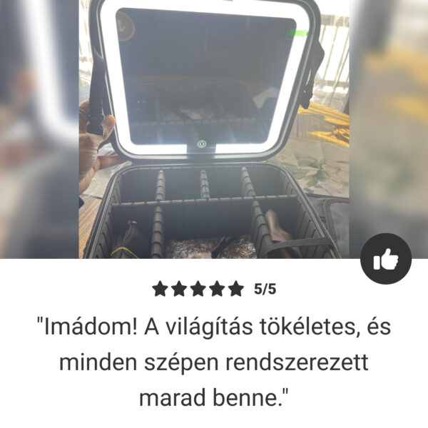 GlowBag™ - Hordozható sminktáska világító tükörrel - Image 7