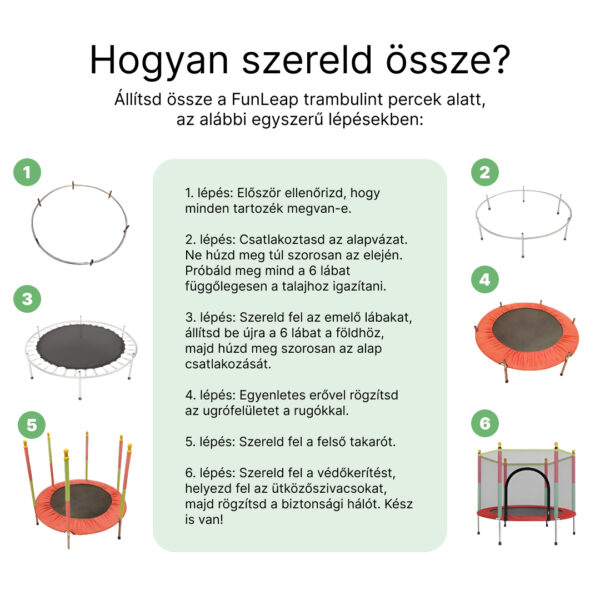 FunLeap – Univerzális trambulin beltérre és kültérre - Image 6