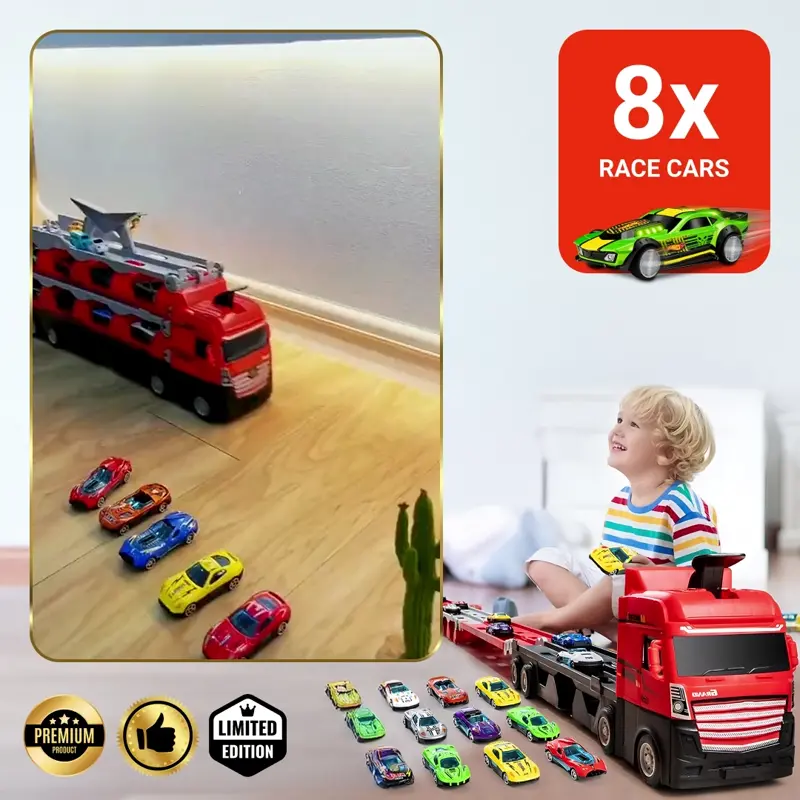 RACERTRUCK™ KITERJESZTHETŐ AUTÓ MEGA KAMION