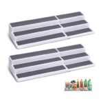 Sortiva™ - 3 szintes, állítható polc többfunkciós rendszerezéshez – 2 darabos készlet