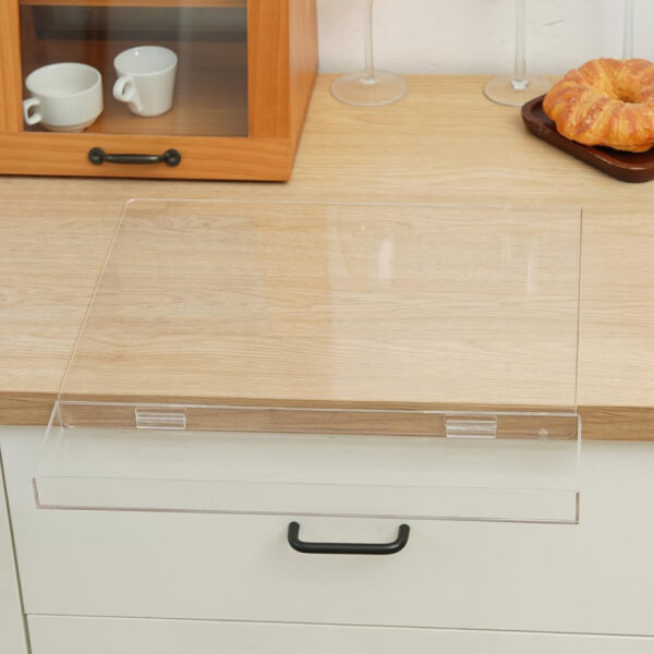 Tavola™ – Akril Vágódeszka Hulladéktartóval és Pultszegéllyel - Image 5