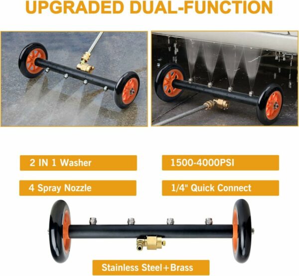 ProClean – 2 az 1-ben Seprű Készlet Magasnyomású Mosóhoz - Image 3