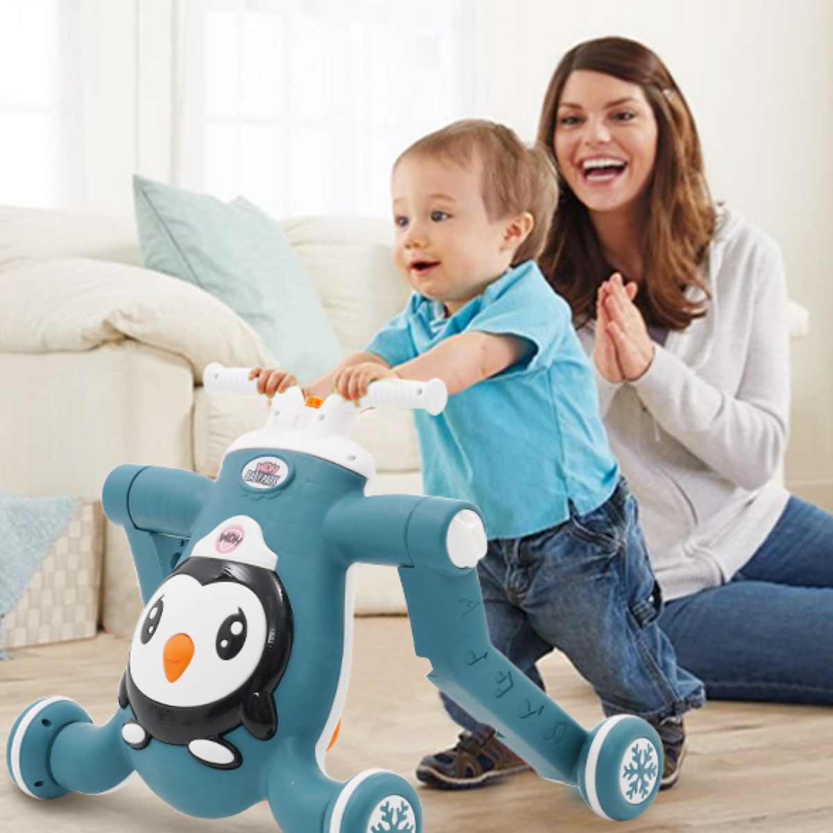 Mobix™ - Járóka, pedál nélküli kerékpár és 3 az 1-ben roller gyerekeknek - Image 2