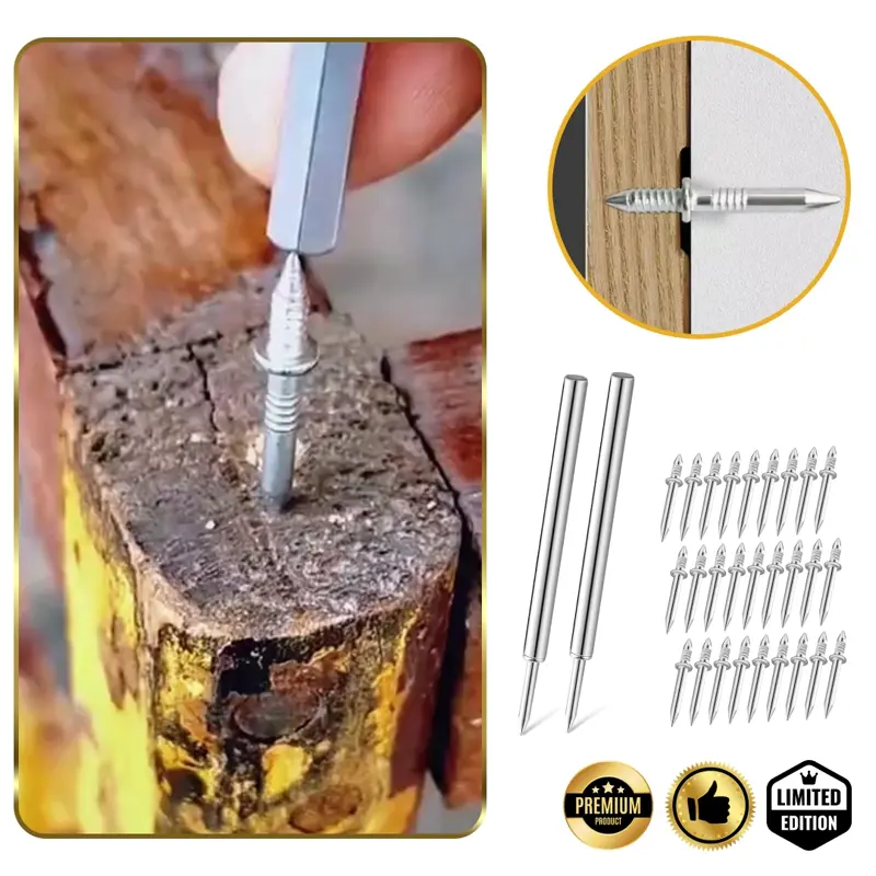 Naox™ - 500 darabos szegélyléc dupla szög készlet szerszámokkal