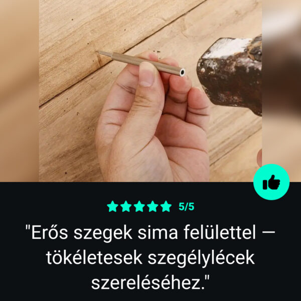 Naox™ - 500 darabos szegélyléc dupla szög készlet szerszámokkal - Image 6