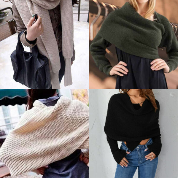 CozyWrap™ – A 2 az 1-ben sál, amely pulóverré alakul - Image 8