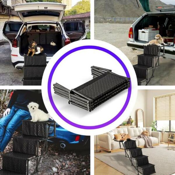 PetStep™ Összecsukható 4 lépcsős rámpa háziállatok számára - Image 5