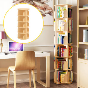 Boka™ – 360°-ban Forgó Könyvespolc 5 Polccal