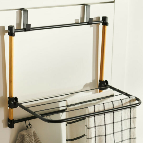 Hanrox™ – Ajtóra Szerelhető Ruhaszárító Bükkfából és Acélból - Image 5